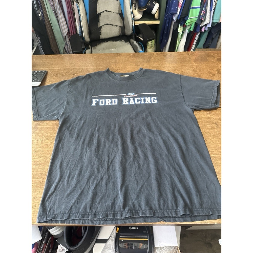 Vintage 90s Chase Authentics NASCAR FORD RACING Muscle Cars T-Shirt Size Xl